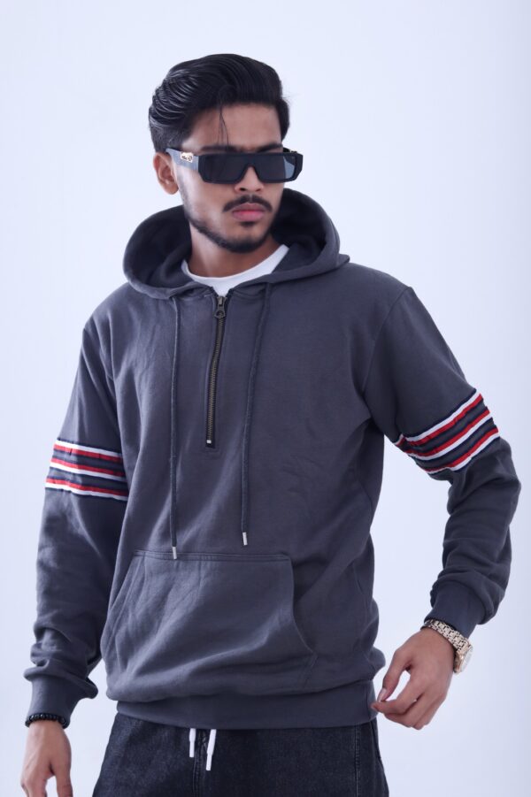 Bright Grey Winter Hoddie