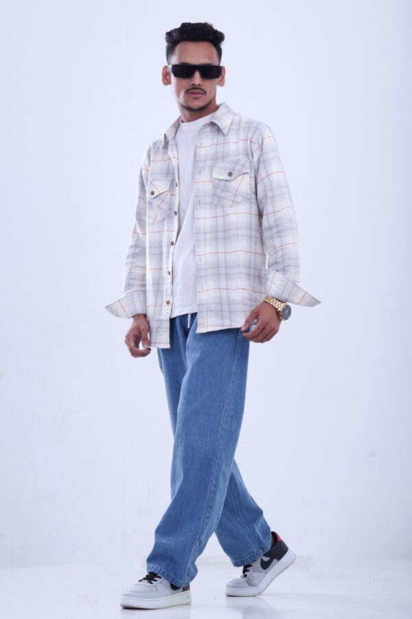 Lavender Grey Pocket Shirt - Image 3