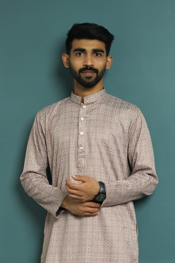 Eid Collection  Jacquard Cotton Panjabi – Printed